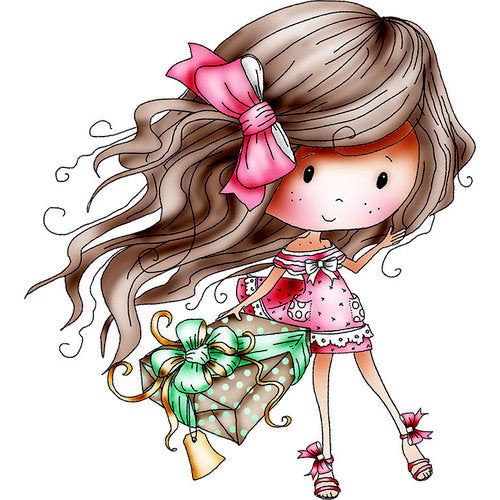 Cling Mounted Rubber Stamps Gift for You / Sello Cling Regalo para Ti Descontinuado LDRS Creative