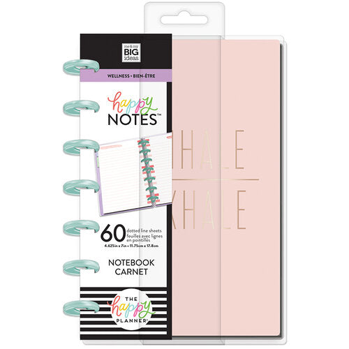 Happy Planner Wellness Mini Notebook /  Cuaderno de Notas Mini Descontinuado Me &amp; My Big Ideas