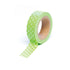 Washi Tape Polka Dot Green / Cinta Adhesiva Puntitos Descontinuado Queen&Co