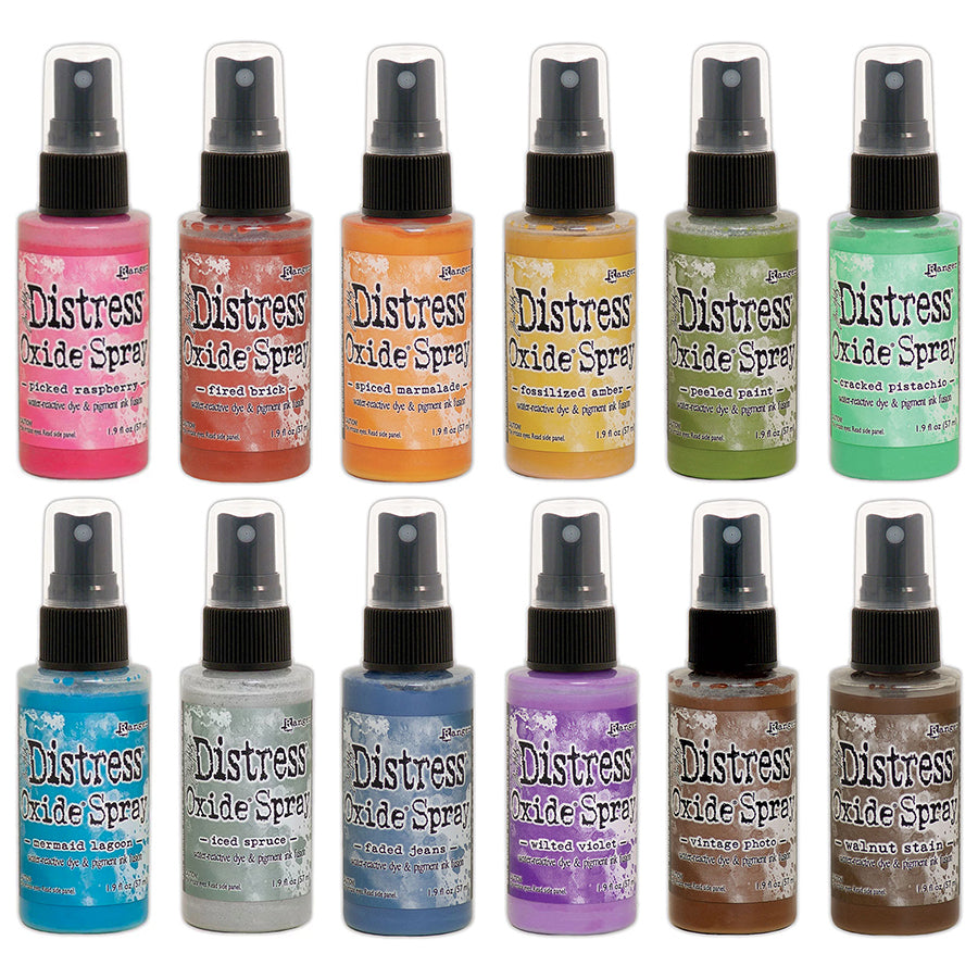 Tim Holtz Oxides Spray Bundle 1 / Paquete de Tintas en Spray Efecto Oxidado Tintas Ranger