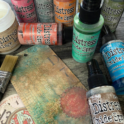 Tim Holtz Oxides Spray Bundle 1 / Paquete de Tintas en Spray Efecto Oxidado Tintas Ranger