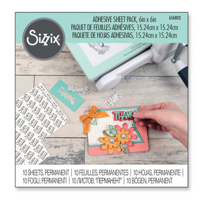 Adhesive Sheet Pack / Hoja con Adhesivo Adhesivos / Pegamentos Sizzix