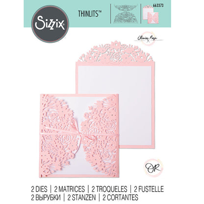 Thinlits Dies Floral Edges / Suaje Floral Descontinuado Sizzix
