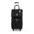Handbag and Roller Set Belvedere Black / Bolsa y Carrito con Ruedas Negro Descontinuado Nuvo