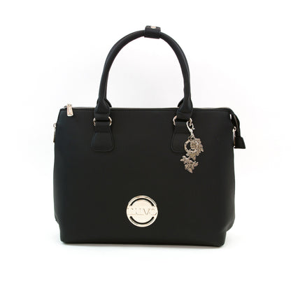 Handbag and Roller Set Belvedere Black / Bolsa y Carrito con Ruedas Negro Descontinuado Nuvo