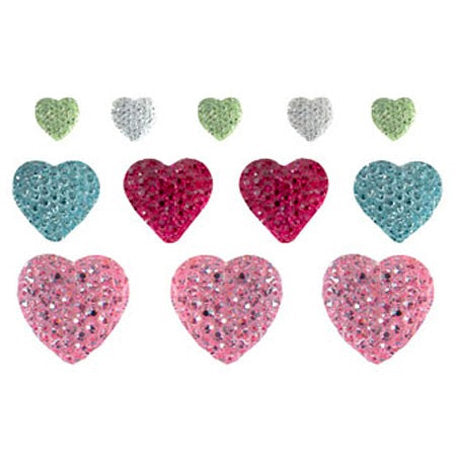 Love Struck Collection Heart Gumdrop Brads / Tachuelas de Corazones