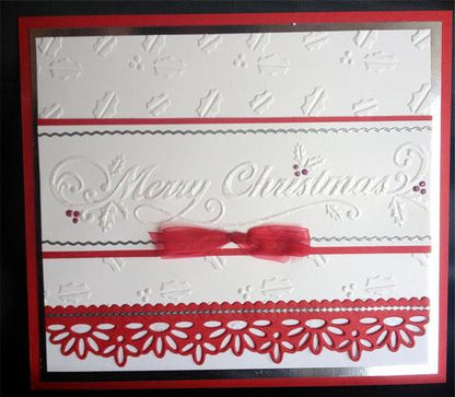 Seasonal Embossing / Folder de Grabado Navidad Descontinuado Darice