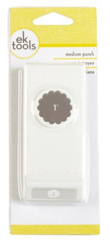 Scallop Circle Medium Punch 1" / Perforadora de Circulo de Onditas Descontinuado Ek Success