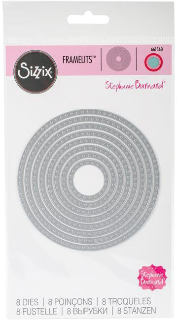 Framelits Dotted Circles Dies / Suaje de Corte de Círculos con puntos Descontinuado Sizzix