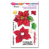 Perfectly Clear Stamps Poinsettia Parts / Sellos de Polímero Noche Buena Sellos Stampendous