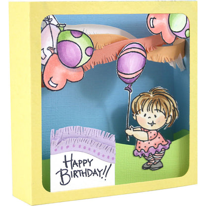 Birthday Kids Clear Stamps / Sellos de Cumpleaños Sellos Stampendous