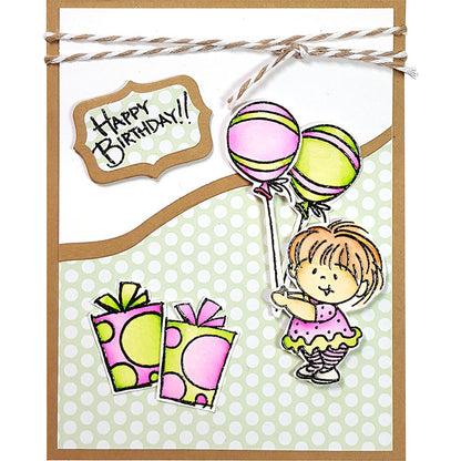 Birthday Kids Clear Stamps / Sellos de Cumpleaños Sellos Stampendous