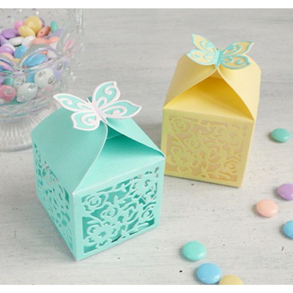 Thinlits Butterfly Favor Box Die  / Suaje de Cajita de Mariposa Descontinuado Sizzix