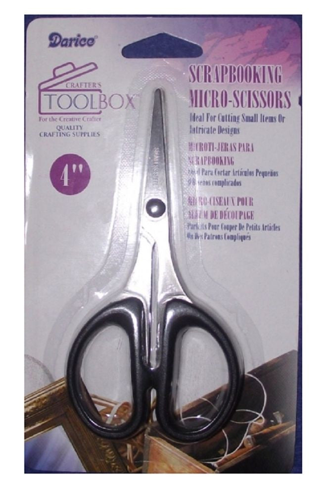 Scrapbooking Micro-Scissors / Tijeras Pequeñas para Scrapbook y Manualidades Descontinuado Darice