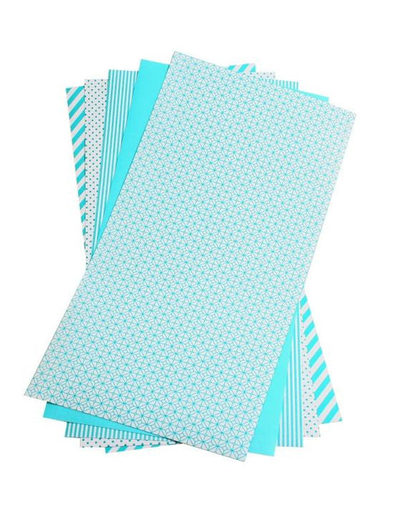 Shape´N Tape Decorative Blue Adhesive Sheets / Hojas Adhesivas Tipo Washi Azul Descontinuado LifeStyle Crafts