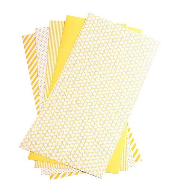 Shape´N Tape Decorative Yellow Adhesive Sheets / Hojas Adhesivas Tipo Washi Yellow Descontinuado LifeStyle Crafts