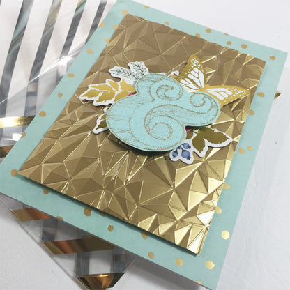 Sheets of Heatwavefoil Gold / Hojas de Aluminio Reactivo Doradas Descontinuado We R Memory Keepers