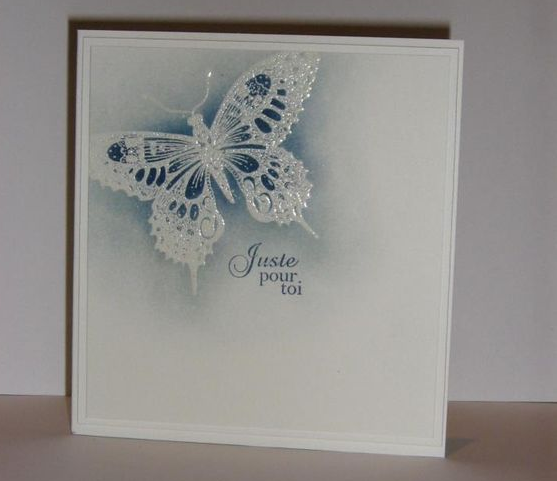 Embossing Powder Shimmering Pearl / Polvo de Realce Blanco Polvos de Embossing Nuvo