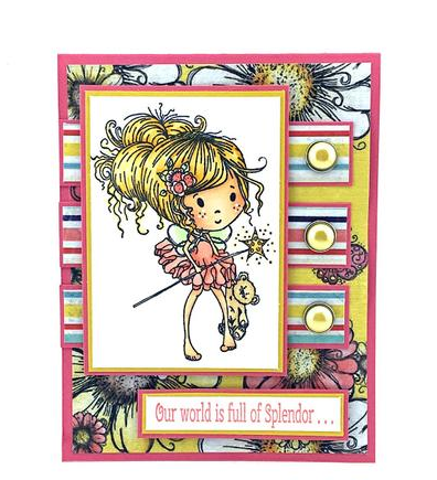 Cling Stamps Winnie Fairy Sparkle / Sello Cling de Muñeca Sellos LDRS Creative