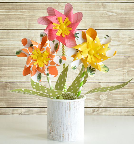 Pinwheel Attachments Aqua / Popotes Turquezas y Accesorios para Molinos Descontinuado We R Memory Keepers