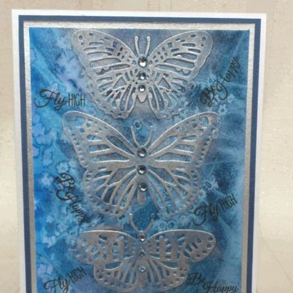 Embossing Folder Butterflies Trio / Folder de Grabado Mariposas Folders de Grabado Darice