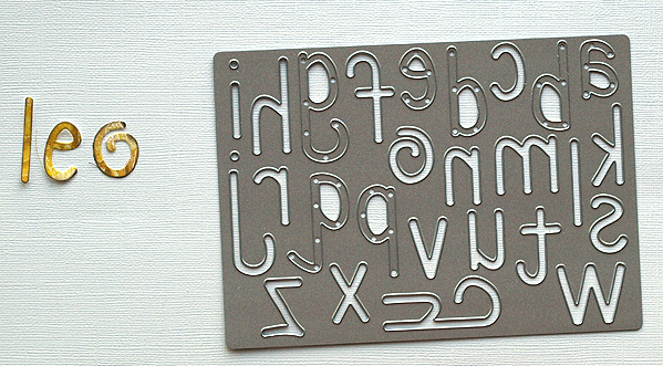 Thinlits Die Homemade Alphabet / Suaje de Alfabeto Descontinuado Sizzix