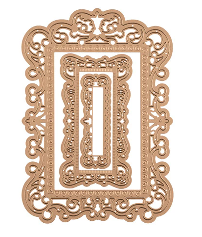 Reflective Moment Dies and Emboss / Suaje y Realce Marco Recuerdo Descontinuado Spellbinders