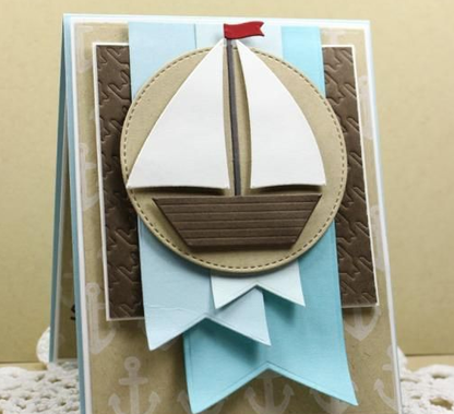 Sailboat Die / Suaje de Corte Velero Descontinuado Die Namics