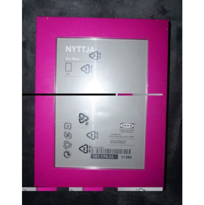Nyttja Pink Picture Frame 13 X 18 cm / 2 Portaretratos 13 x 18 cm Descontinuado IKEA
