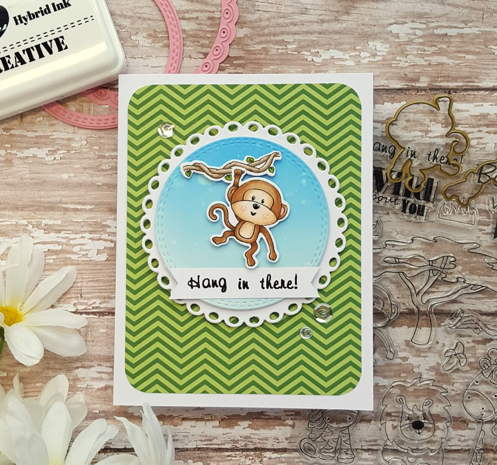 Safari Stamp &amp; Die Set / Set de Suajes y Sellos Safari Descontinuado LDRS Creative