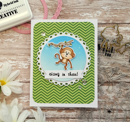 Safari Stamp &amp; Die Set / Set de Suajes y Sellos Safari Descontinuado LDRS Creative