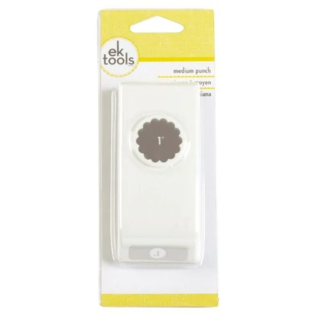 Slim Punch Scalloped Circle 1" / Perforadora de Círculo de Escalopa 2.5 cm Perforadoras Ek Success