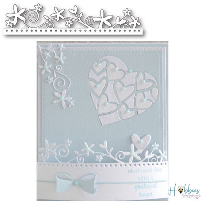 Blooming Dotted Border Die  / Suaje de Borde de Flores Dados de Corte / Suajes / Troqueles Poppy Stamps