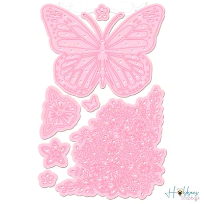 Butterfly Garden Dies / Suajes de Mariposa y Flores Descontinuado BoBunny