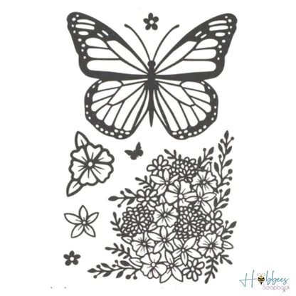 Butterfly Garden Dies / Suajes de Mariposa y Flores Descontinuado BoBunny