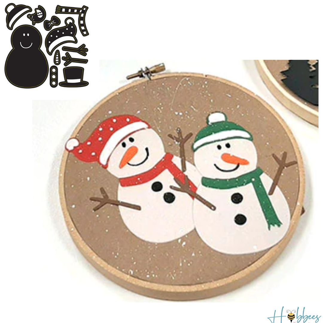 Build a Snowman Die / Suaje de Muñeco de Nieve Dados de Corte / Suajes / Troqueles Darice