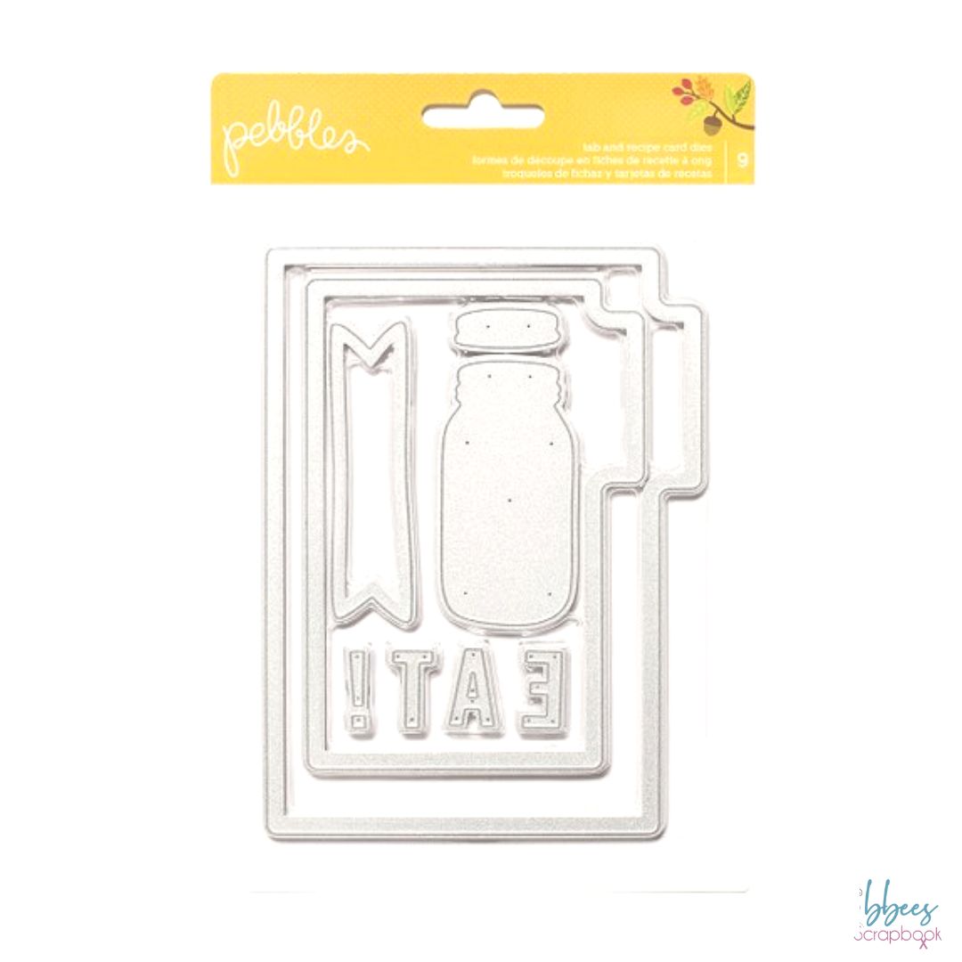 Die Set Tab and Recipe Card / Suaje de Corte para Tarjetas Recetario Descontinuado American Crafts