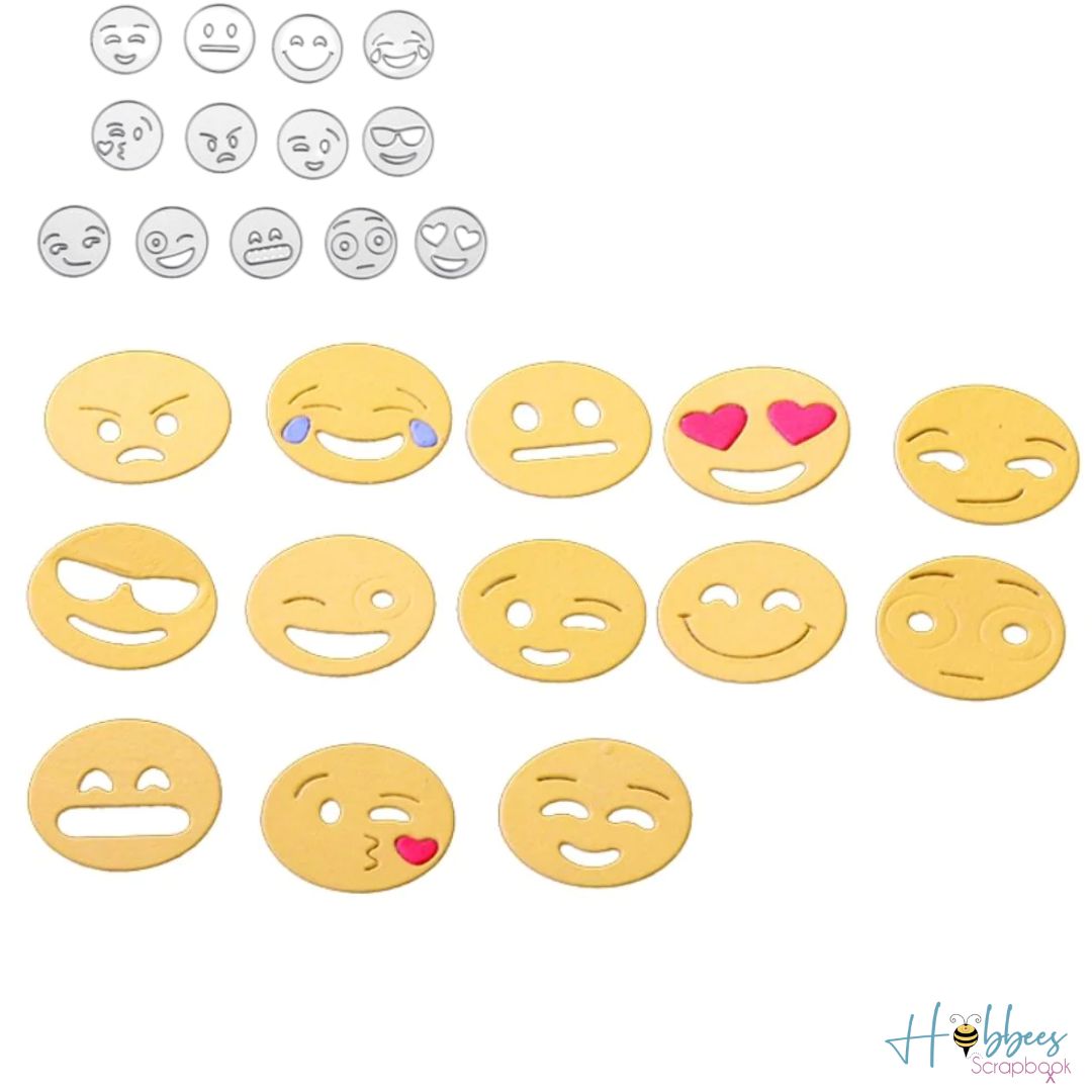 Suaje de Emoji Dados de Corte / Suajes / Troqueles Hobbees