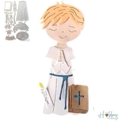 Suaje de Primera Comunión Niño Dados de Corte / Suajes / Troqueles Hobbees