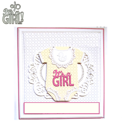 Suaje It´s a Girl / Es una Niña Dados de Corte / Suajes / Troqueles Hobbees