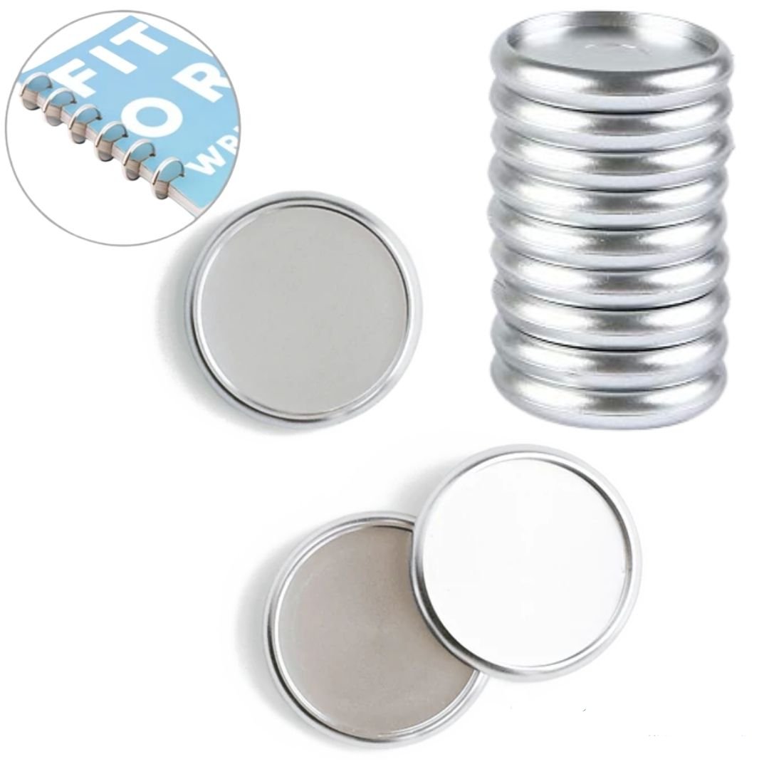Mini Anillos de Plástico Plata para Agendas Planificadoras Discos para Planners Hobbees