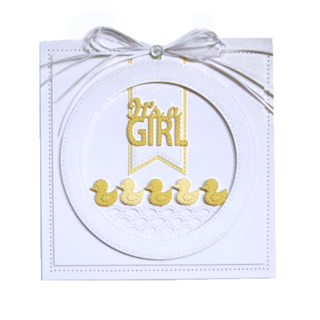 Suaje It´s a Girl / Es una Niña Dados de Corte / Suajes / Troqueles Hobbees