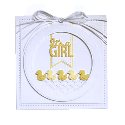 Suaje It´s a Girl / Es una Niña Dados de Corte / Suajes / Troqueles Hobbees