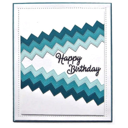 Zig-Zag Ric-Rac Die / Suaje de Zic Zac Dados de Corte / Suajes / Troqueles Cheery Lynn Designs