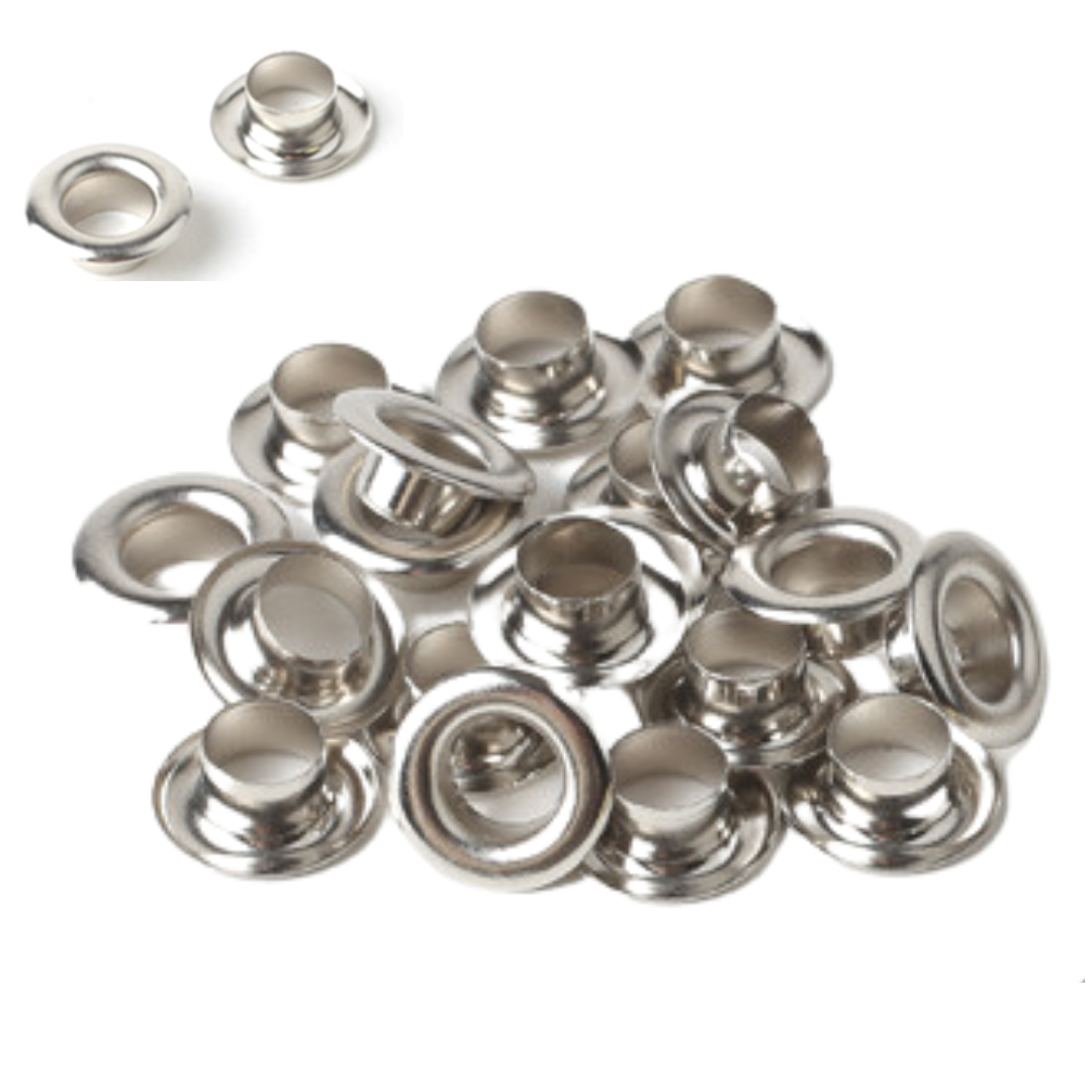 Ojillos Color Plata y Arandelas Adornos / Embellishments Hobbees