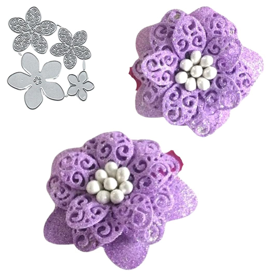 Suaje de Flores Caladas Dados de Corte / Suajes / Troqueles Hobbees