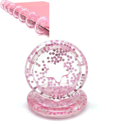 Mini Discos Rosas para Agendas Discos para Planners Hobbees