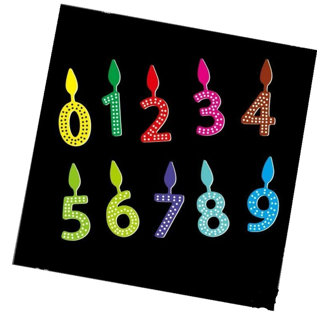 Suaje de Números con Velas Dados de Corte / Suajes / Troqueles Hobbees