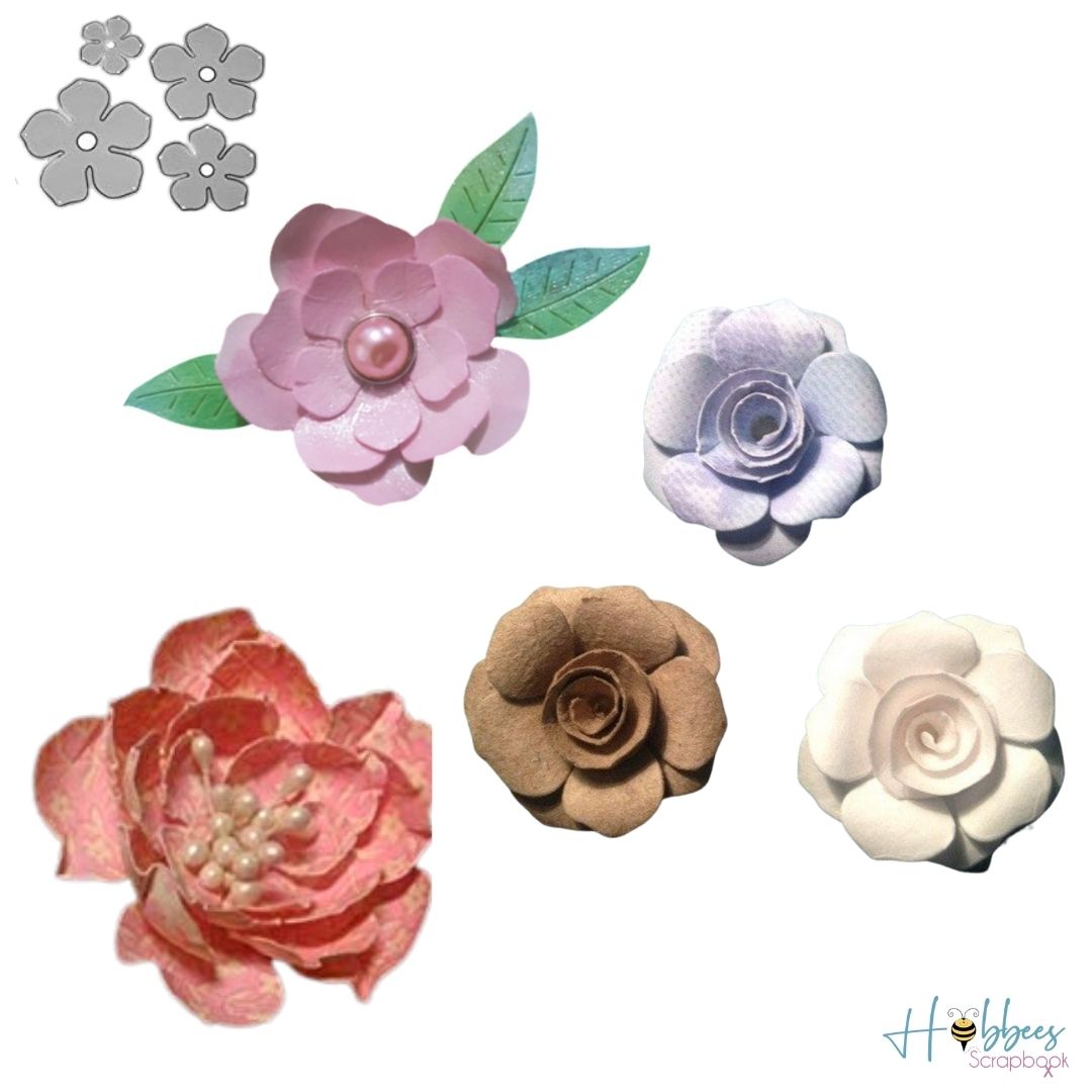 Suaje de Flores Petunias Dados de Corte / Suajes / Troqueles Hobbees