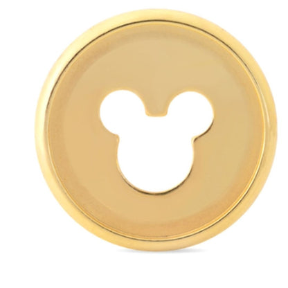 Mini Discos Dorados de Mickey para Agendas Planificadoras Discos para Planners Hobbees